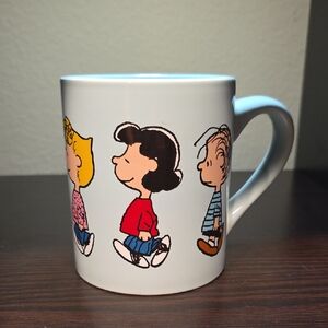 Peanuts Character Ceramic Mug - White with Multicolor Characters